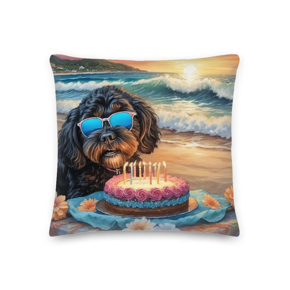 PugMug Custom Lily Premium Pillow