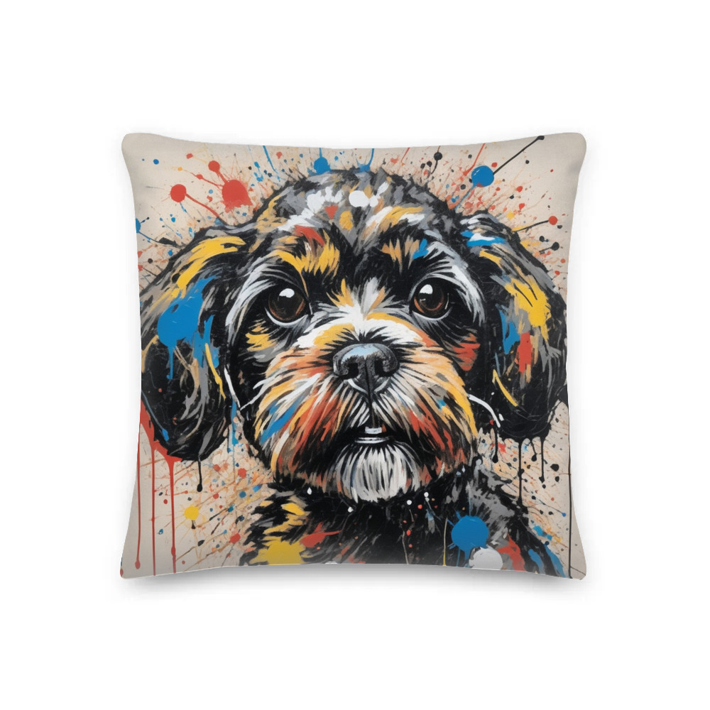 PugMug Custom Lily Premium Pillow