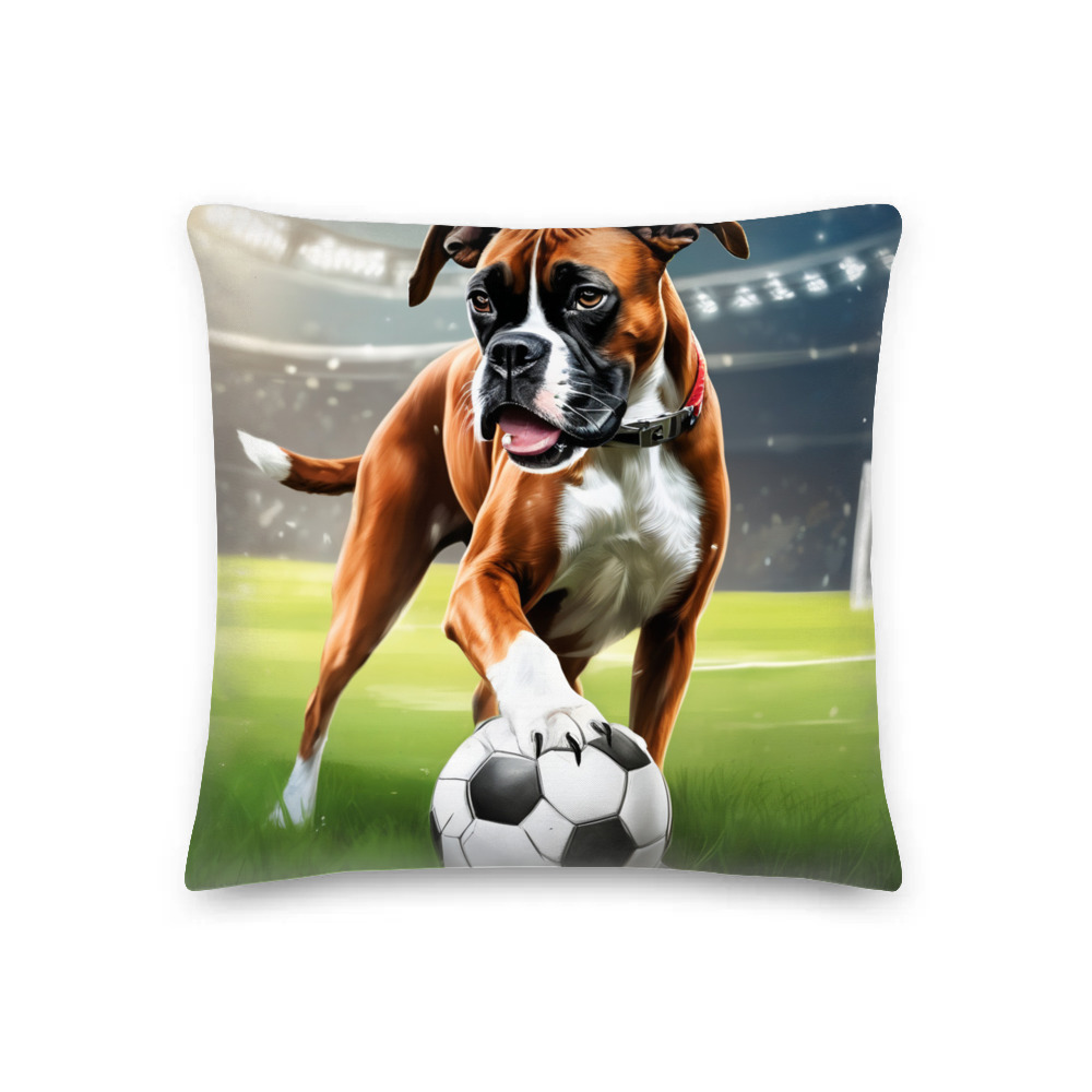 PugMug Custom Boxer Dog Premium Pillow