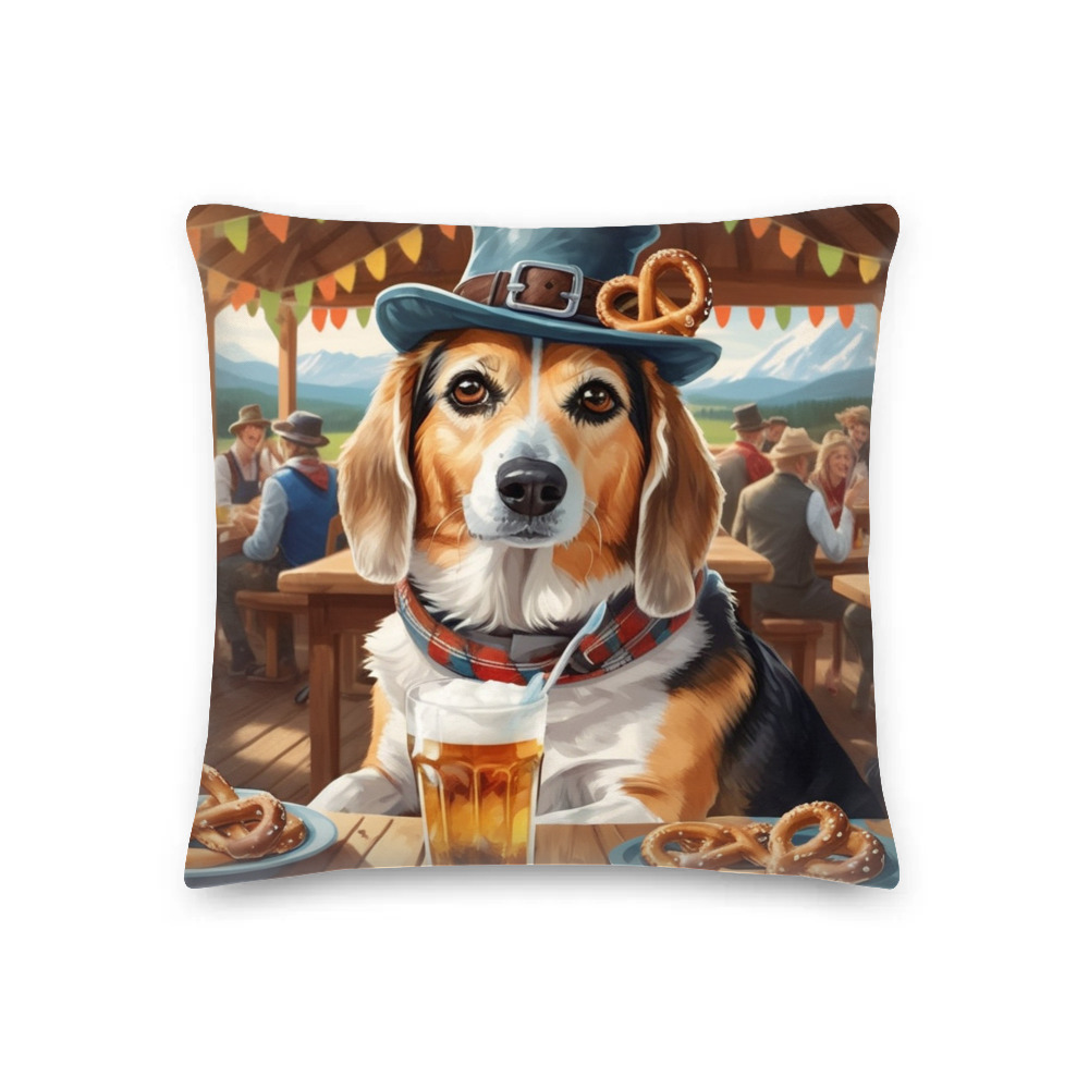 PugMug Custom Munchkin Premium Pillow