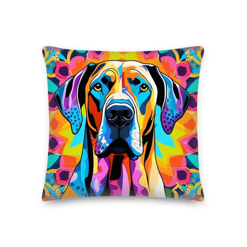 PugMug Custom Great Dane Premium Pillow