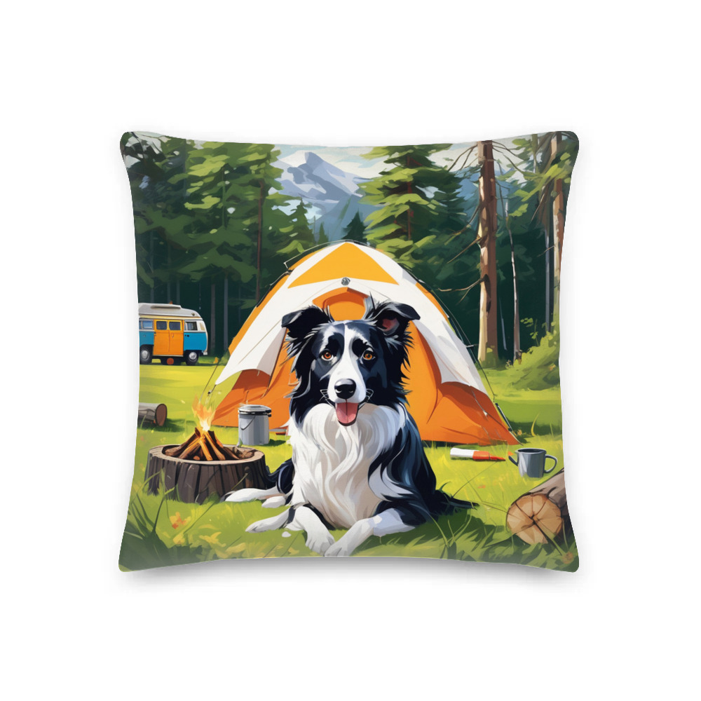 PugMug Custom Border Collie Premium Pillow
