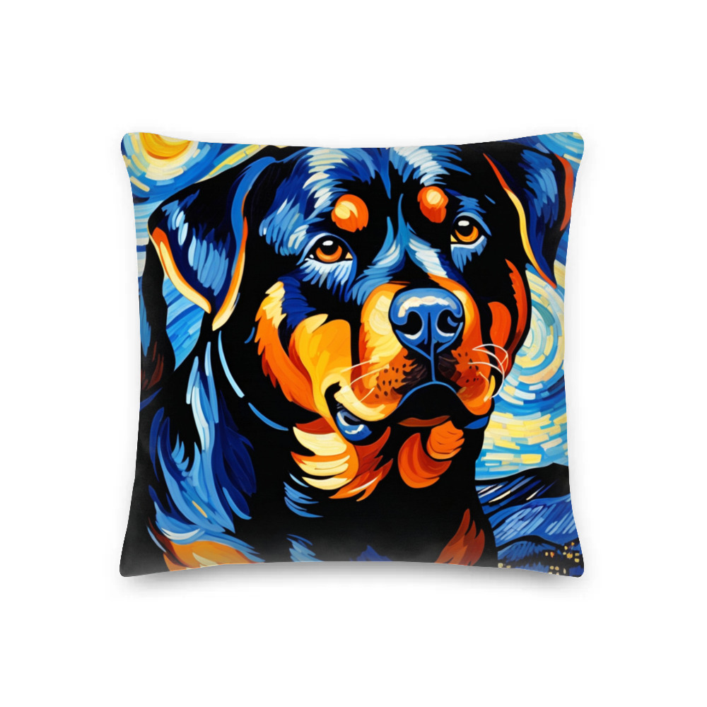 PugMug Custom Rottweiler Premium Pillow