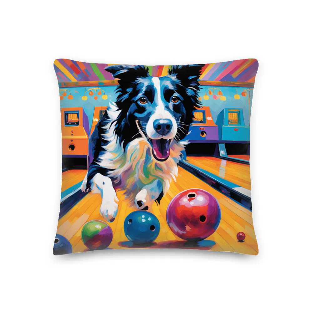 PugMug Custom Border Collie Premium Pillow