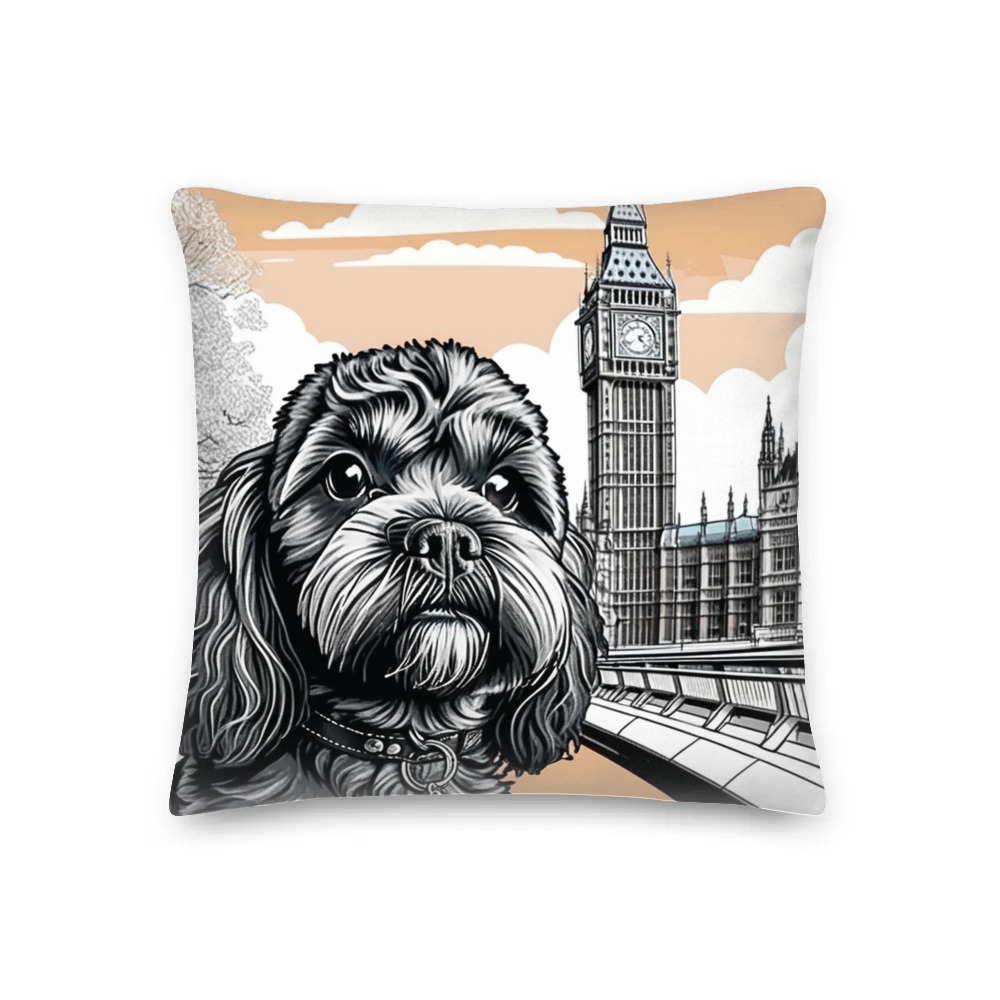 PugMug Custom Lily Premium Pillow