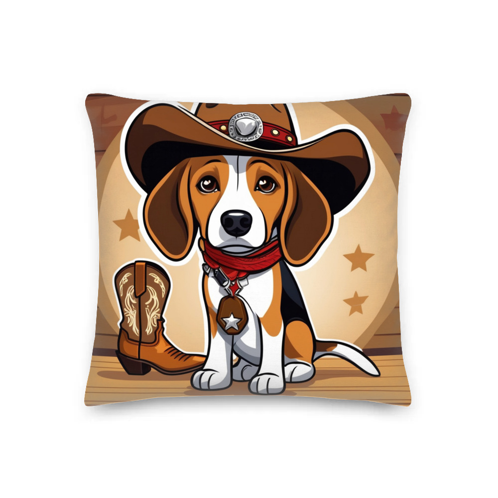 PugMug Custom Beagle Premium Pillow