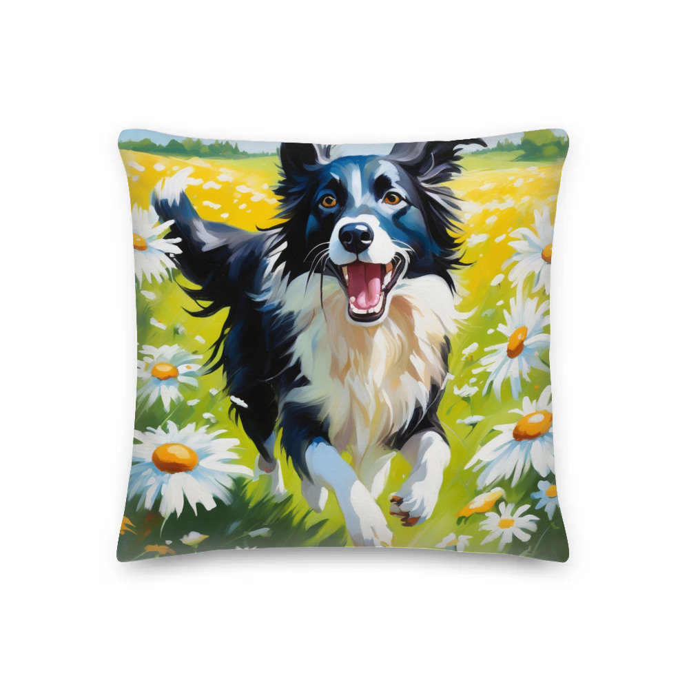 PugMug Custom Border Collie Premium Pillow