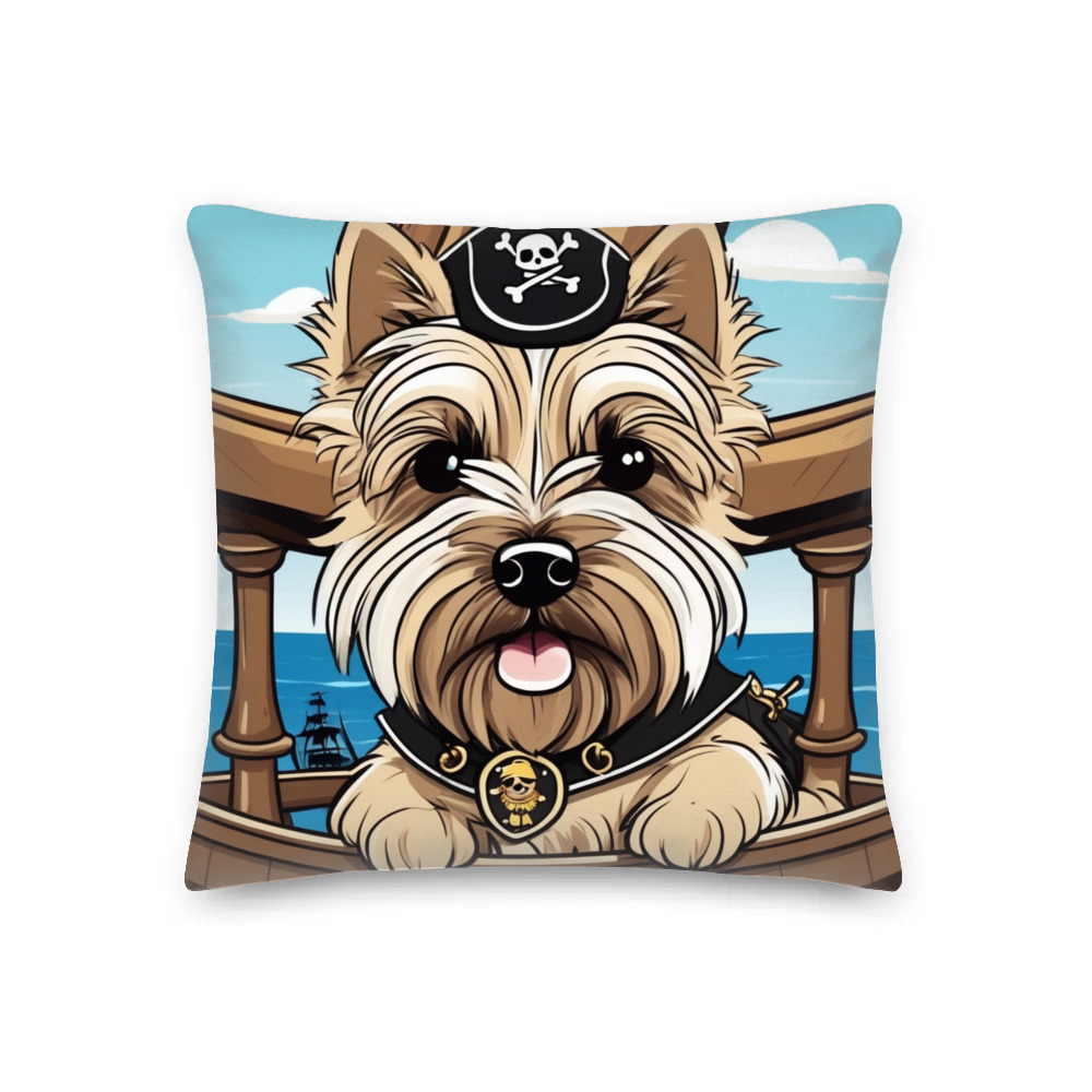 PugMug Custom Cairn Terrier Premium Pillow