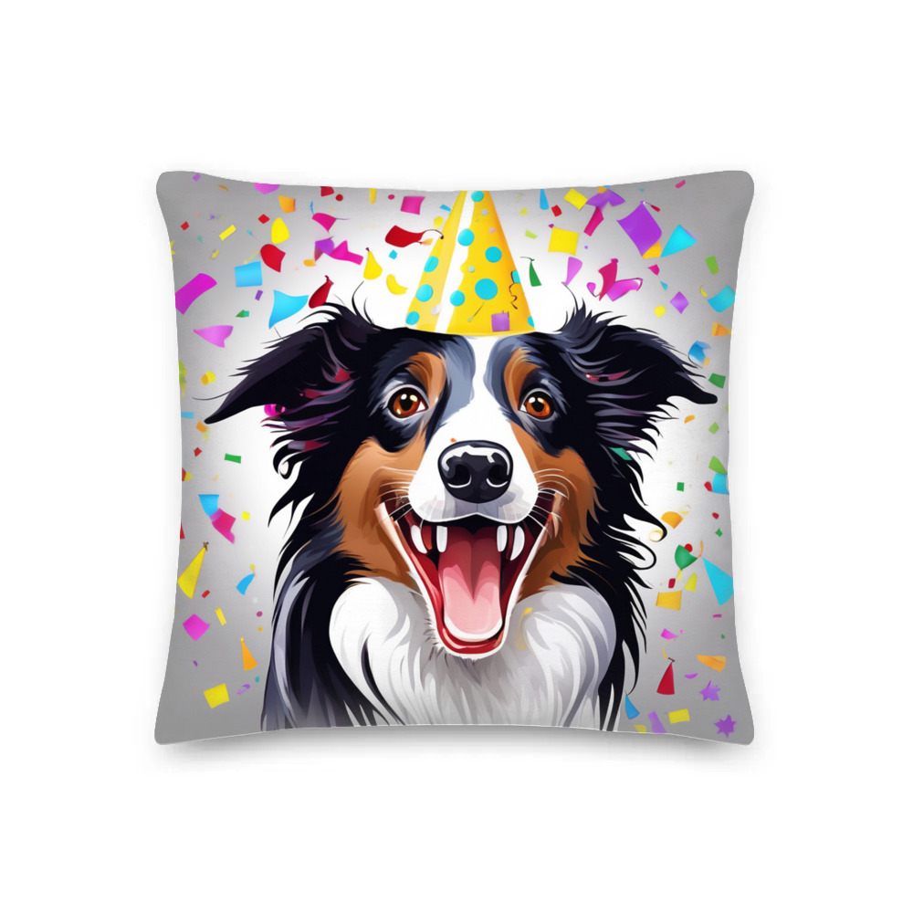 PugMug Custom Border Collie Premium Pillow