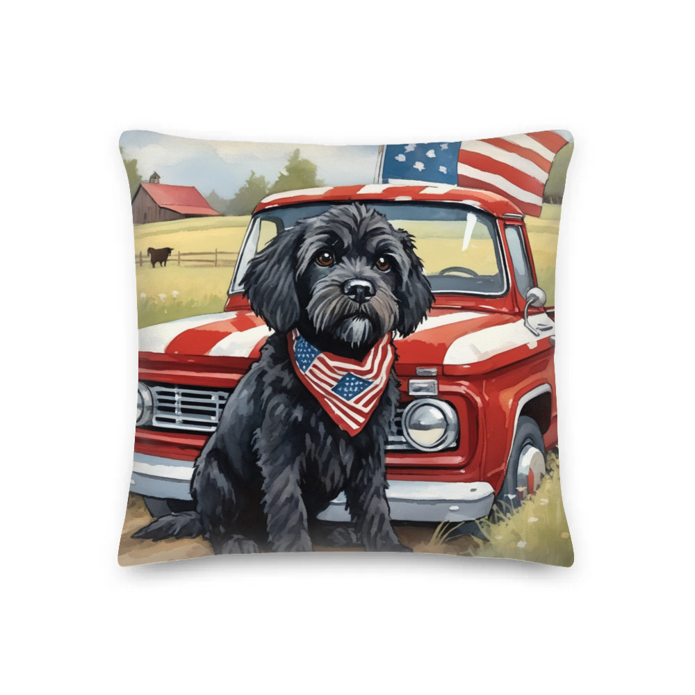 PugMug Custom Lily Premium Pillow