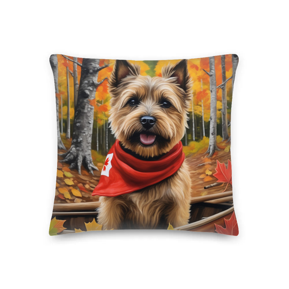 PugMug Custom Cairn Terrier Premium Pillow