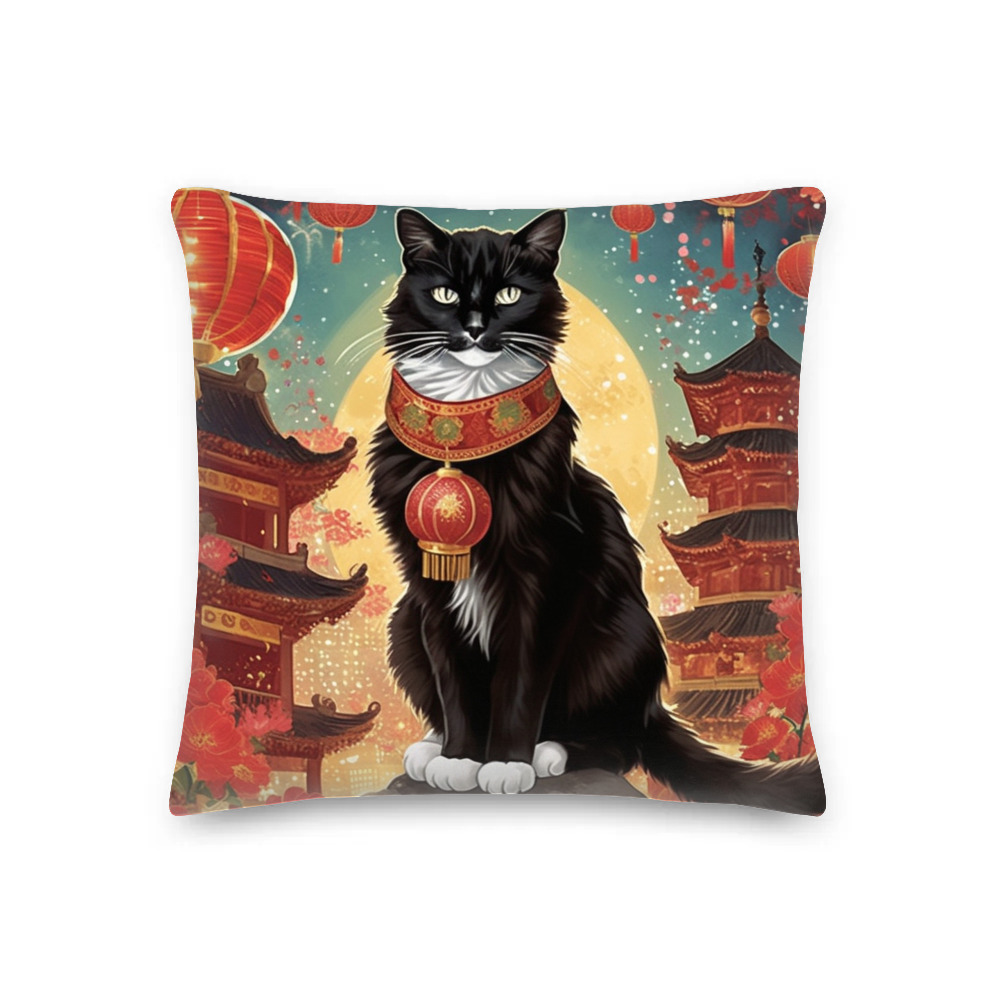 PugMug Custom Peerie Premium Pillow