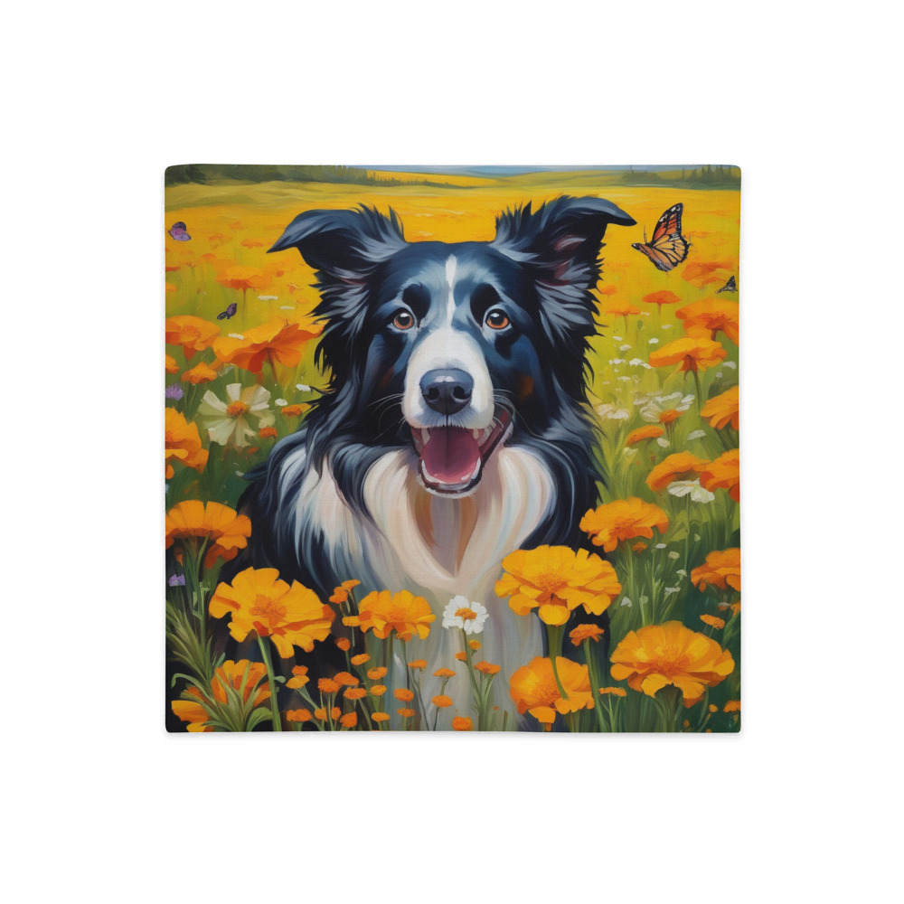 PugMug Custom Border Collie Premium Pillow Case