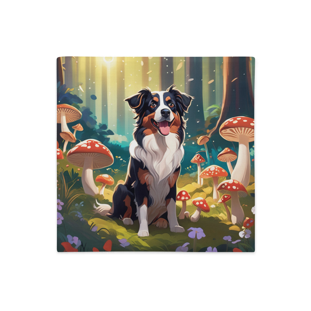 PugMug Custom Australian Shepherd Dog Premium Pillow Case