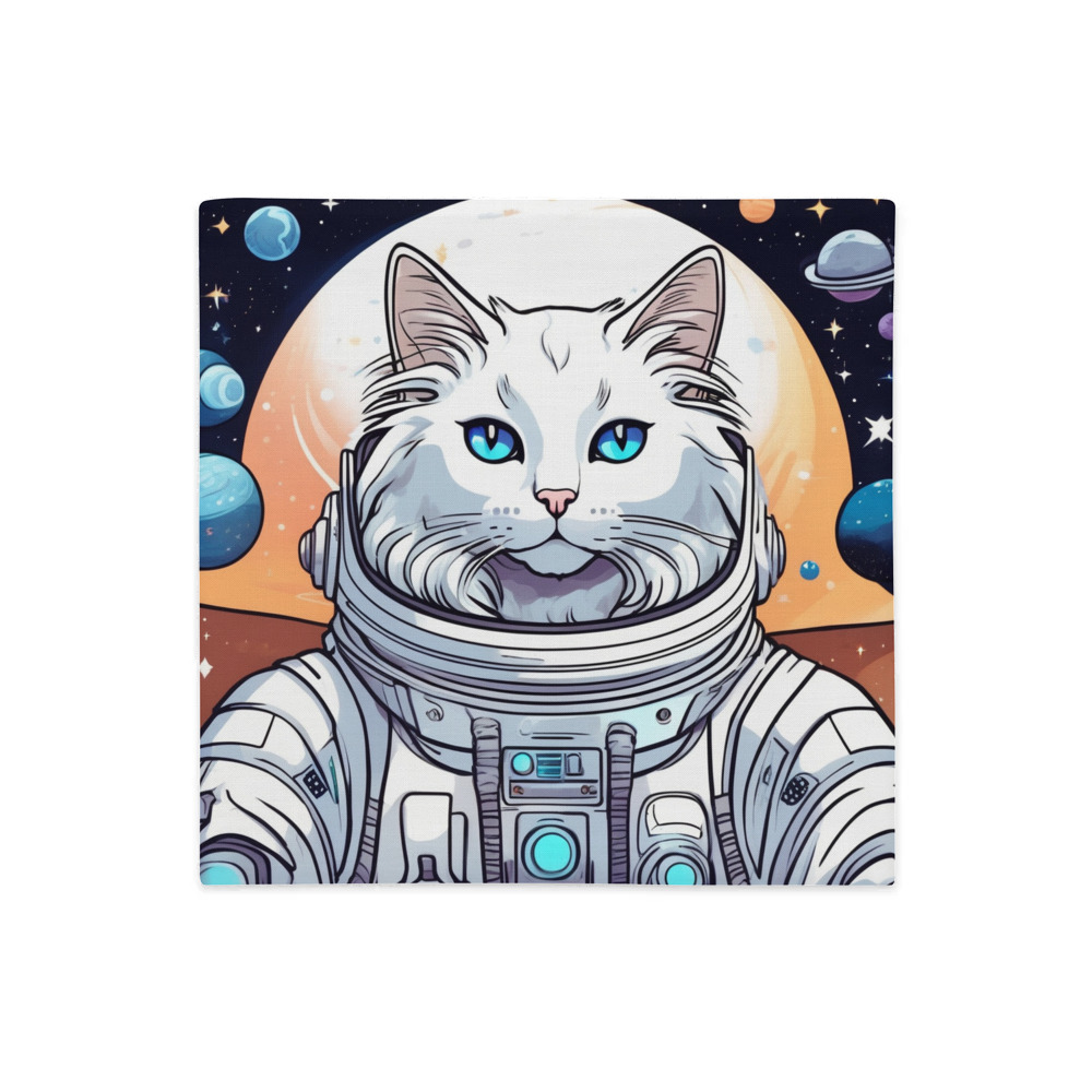 PugMug Custom White Ragdoll Cat Premium Pillow Case