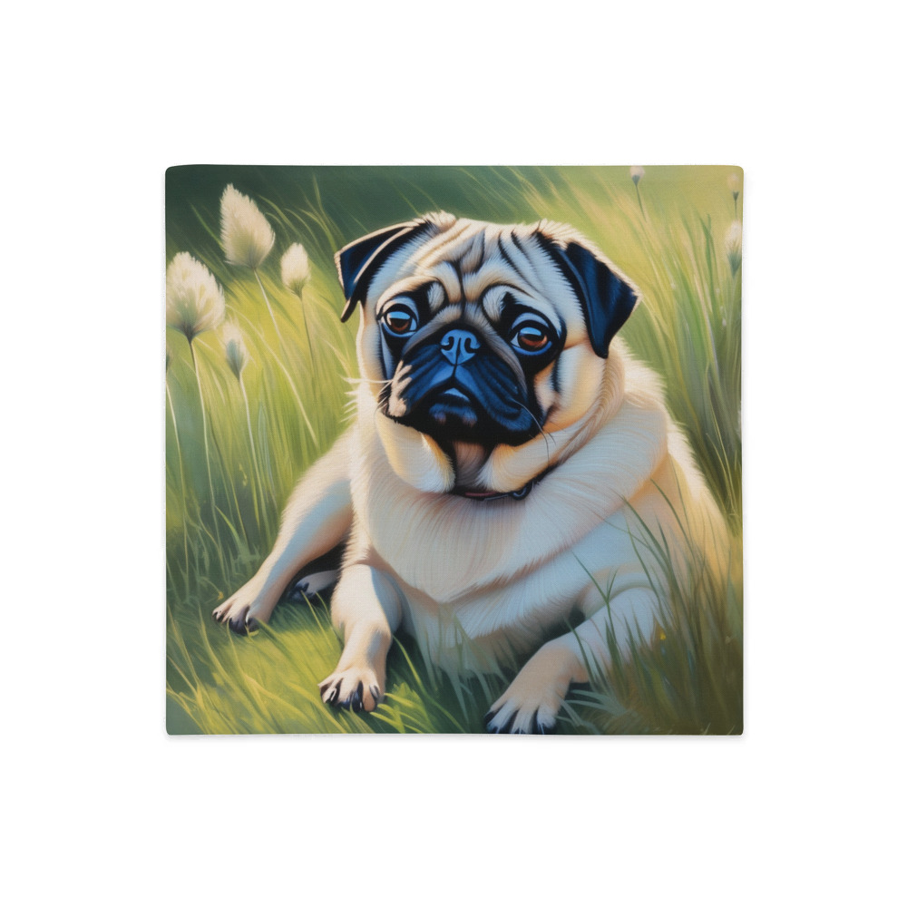 PugMug Custom Pug Premium Pillow Case