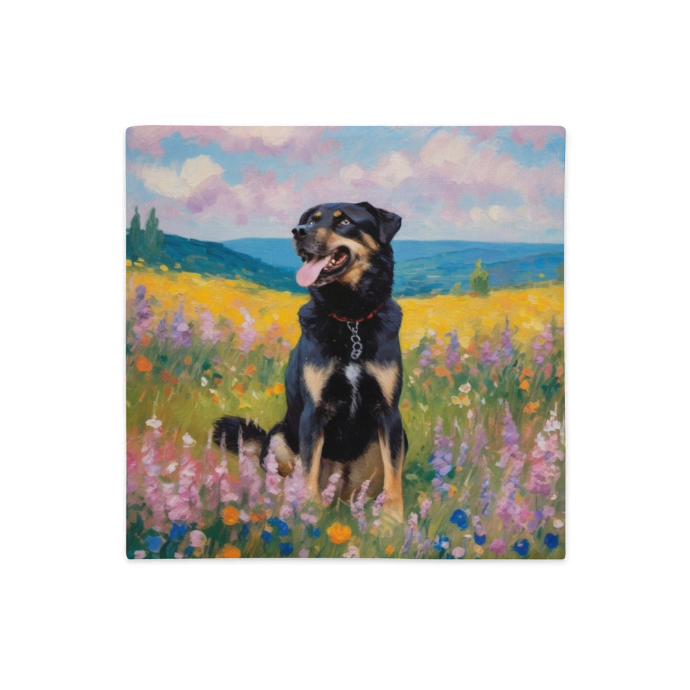 PugMug Custom Blue Premium Pillow Case