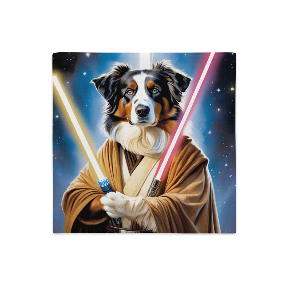 PugMug Custom Australian Shepherd Dog Premium Pillow Case