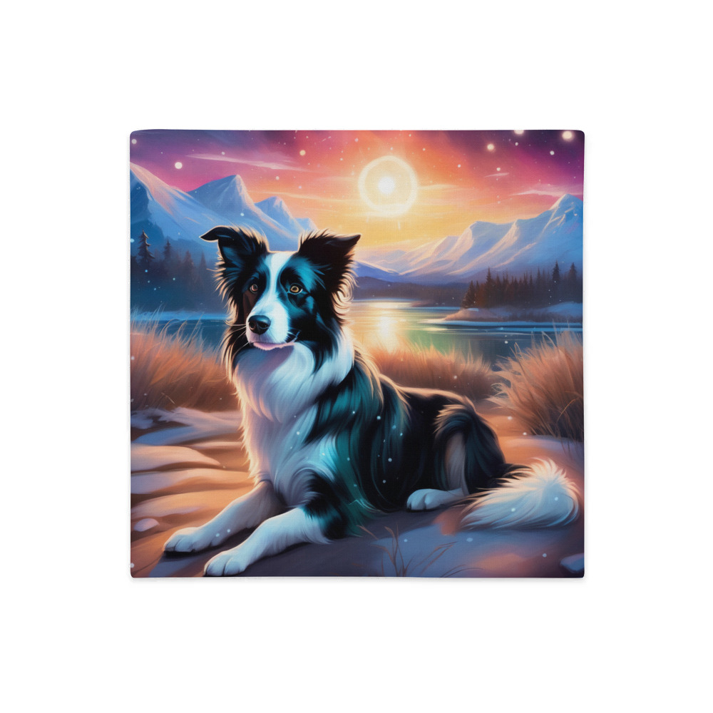 PugMug Custom Border Collie Premium Pillow Case