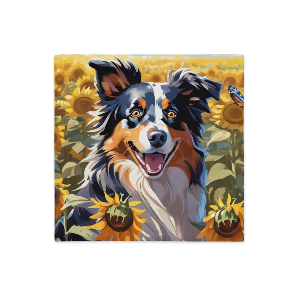 PugMug Custom Australian Shepherd Dog Premium Pillow Case
