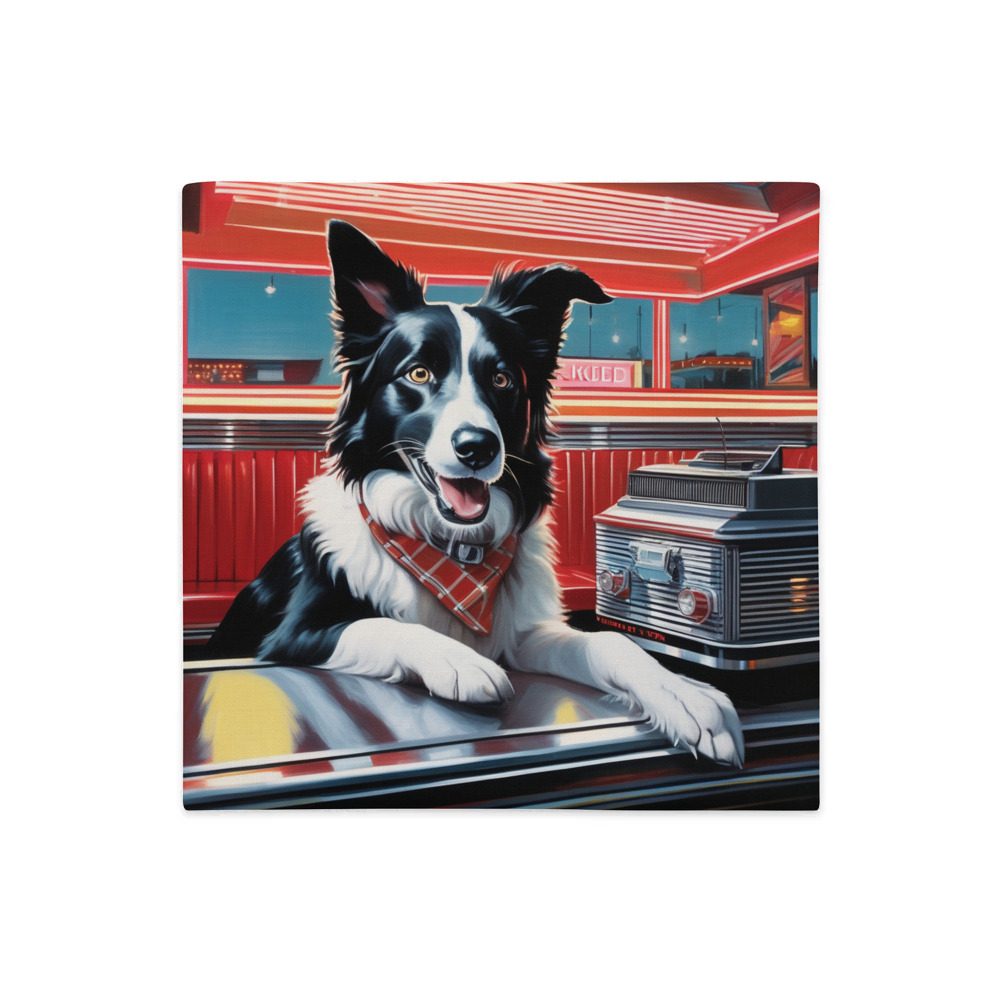 PugMug Custom Border Collie Premium Pillow Case