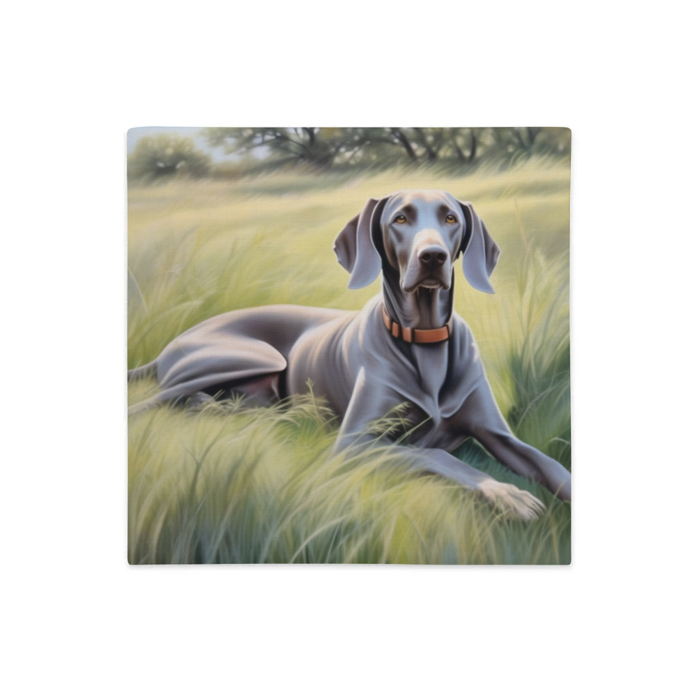 PugMug Custom Weimaraner Premium Pillow Case