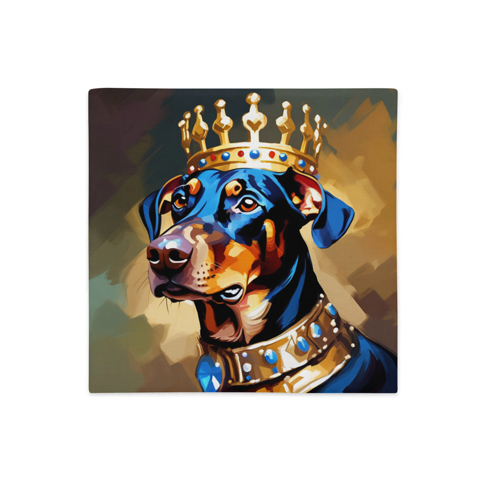 PugMug Custom Doberman Pinscher Premium Pillow Case