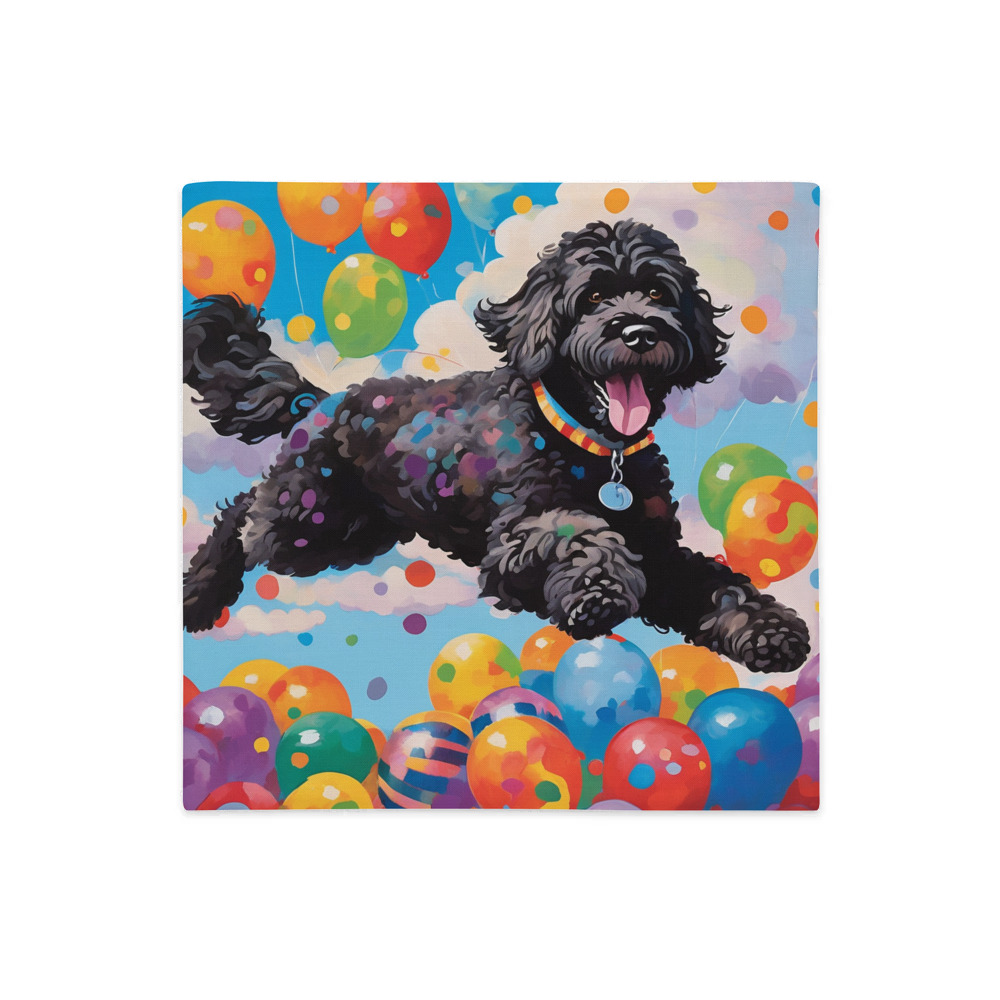 PugMug Custom Portuguese Water Dog Premium Pillow Case