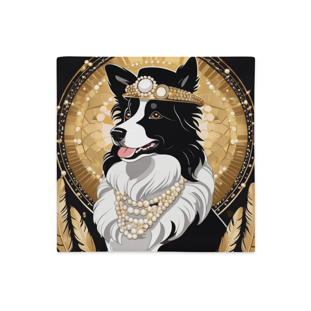 PugMug Custom Border Collie Premium Pillow Case