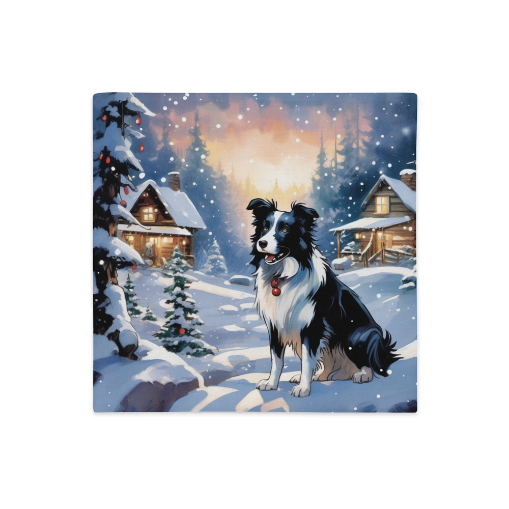PugMug Custom Border Collie Premium Pillow Case