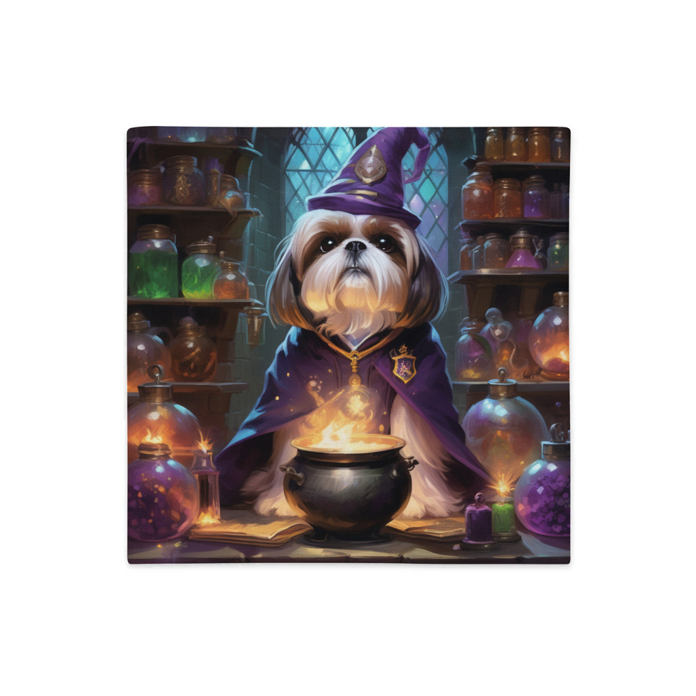 PugMug Custom Shih Tzu Premium Pillow Case