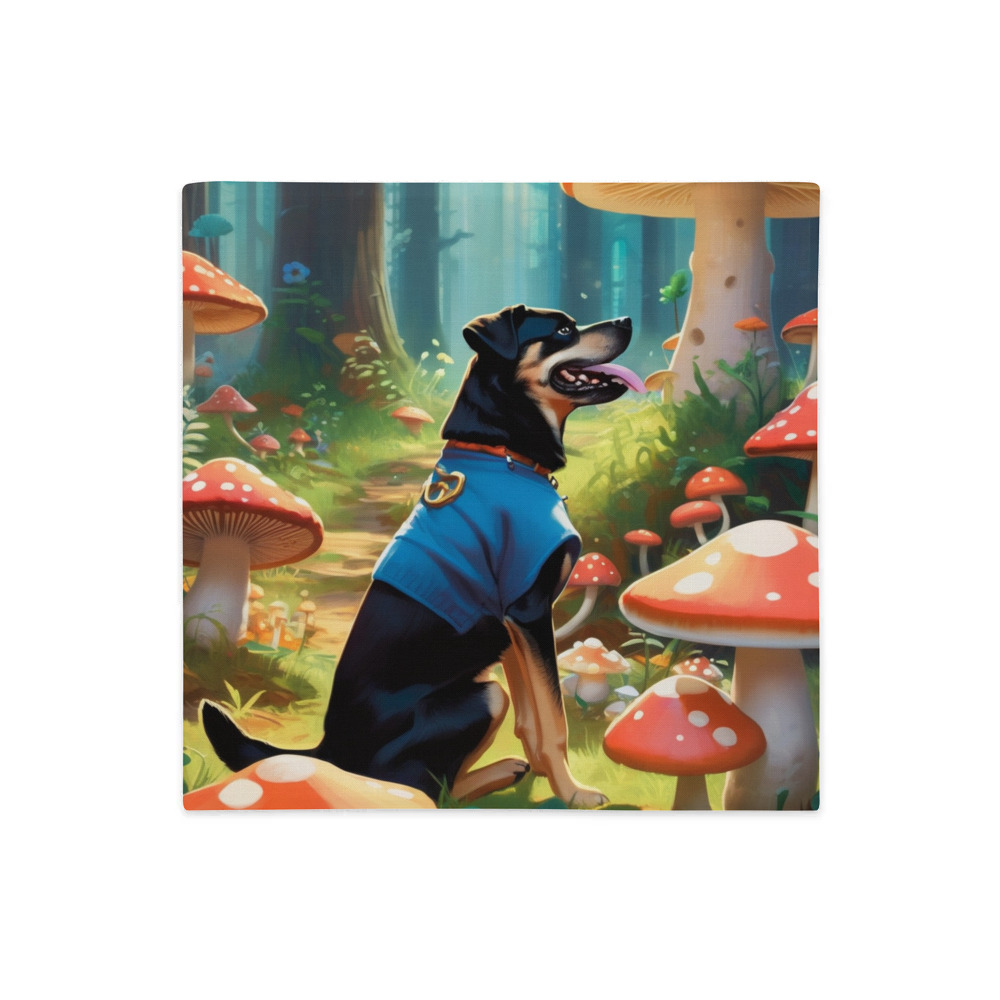 PugMug Custom Blue Premium Pillow Case