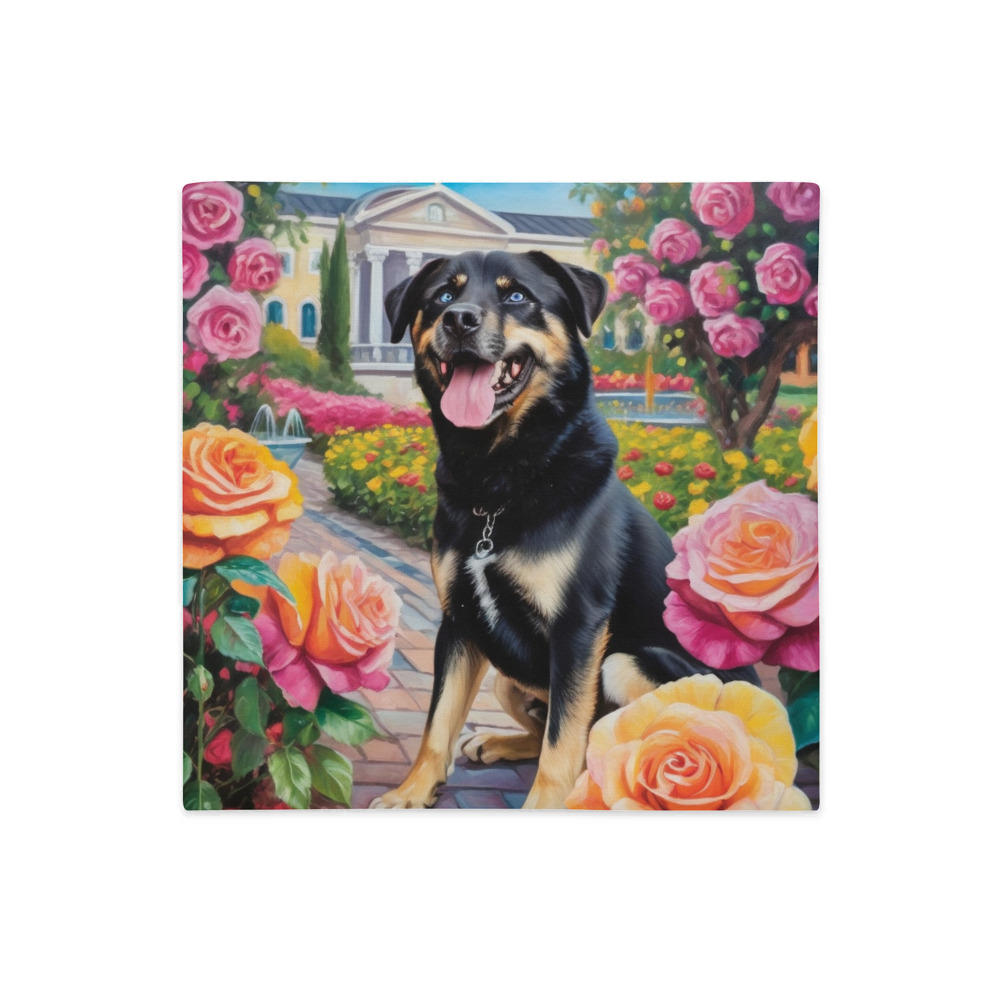 PugMug Custom Blue Premium Pillow Case