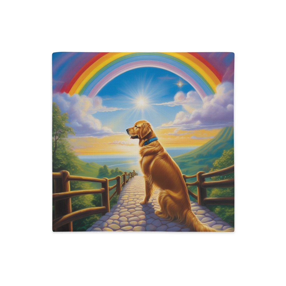 PugMug Custom Golden Retriever Premium Pillow Case