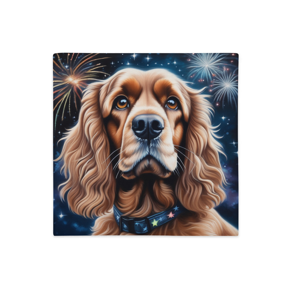 PugMug Custom Cocker Spaniel Premium Pillow Case