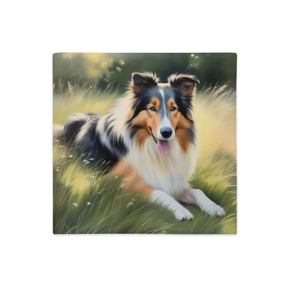 PugMug Custom Collie Premium Pillow Case