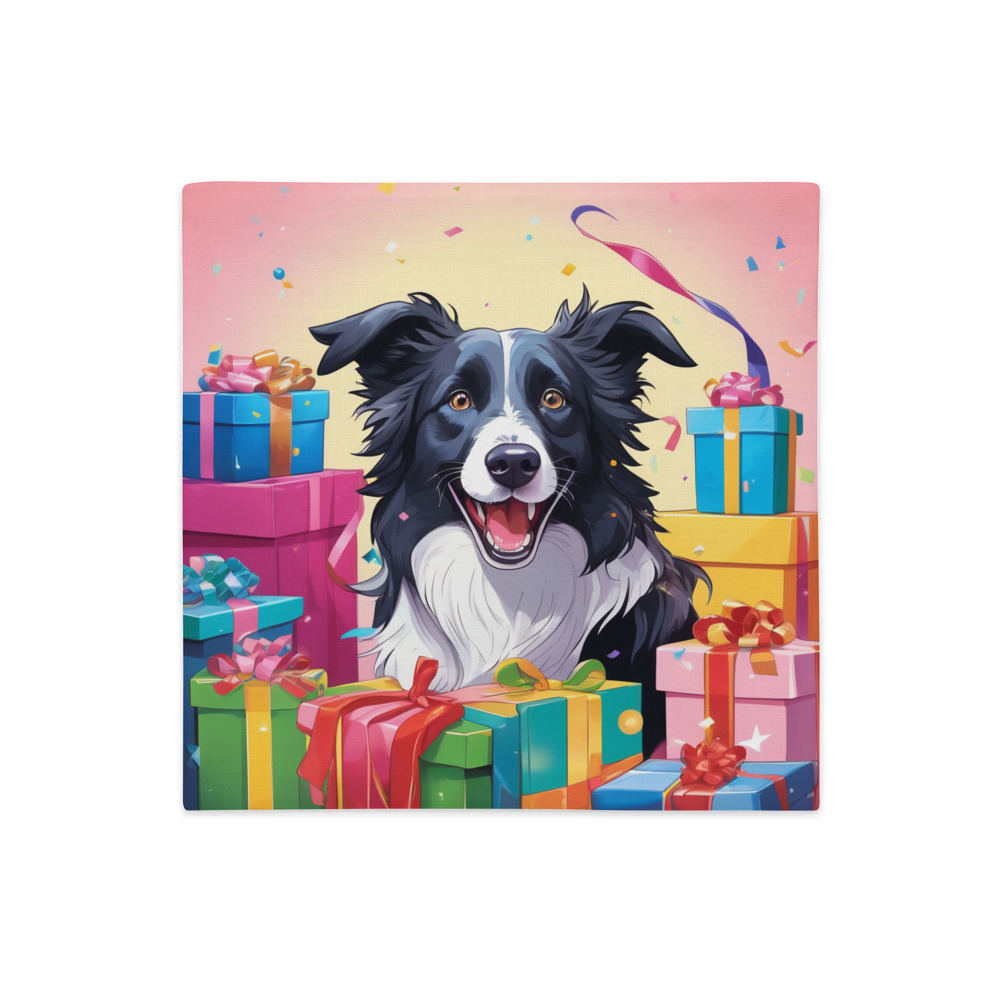 PugMug Custom Border Collie Premium Pillow Case