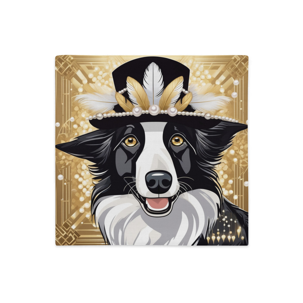 PugMug Custom Border Collie Premium Pillow Case