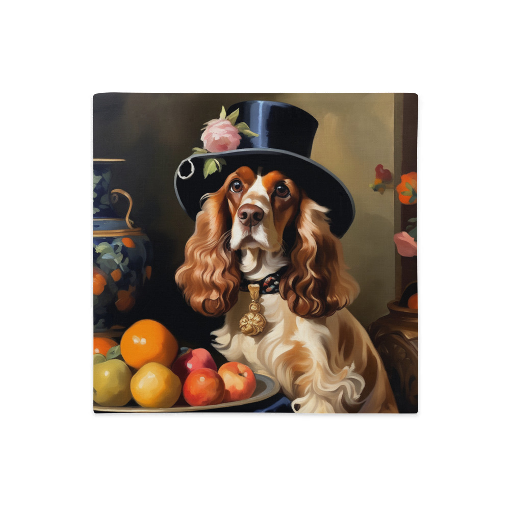 PugMug Custom English Cocker Spaniel Premium Pillow Case