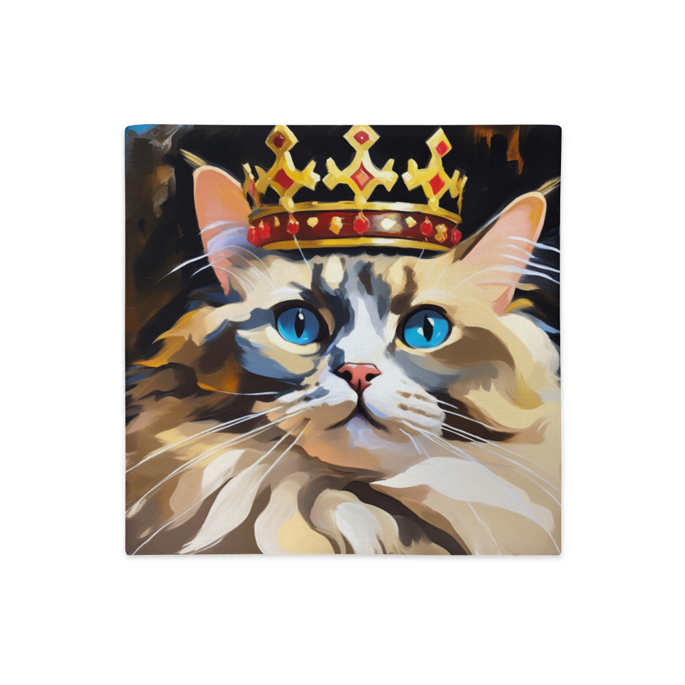 PugMug Custom Tabby Ragdoll Cat Premium Pillow Case