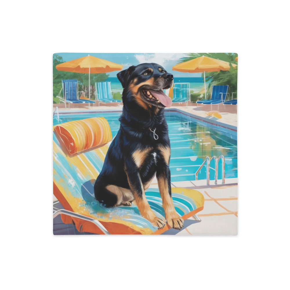 PugMug Custom Blue Premium Pillow Case