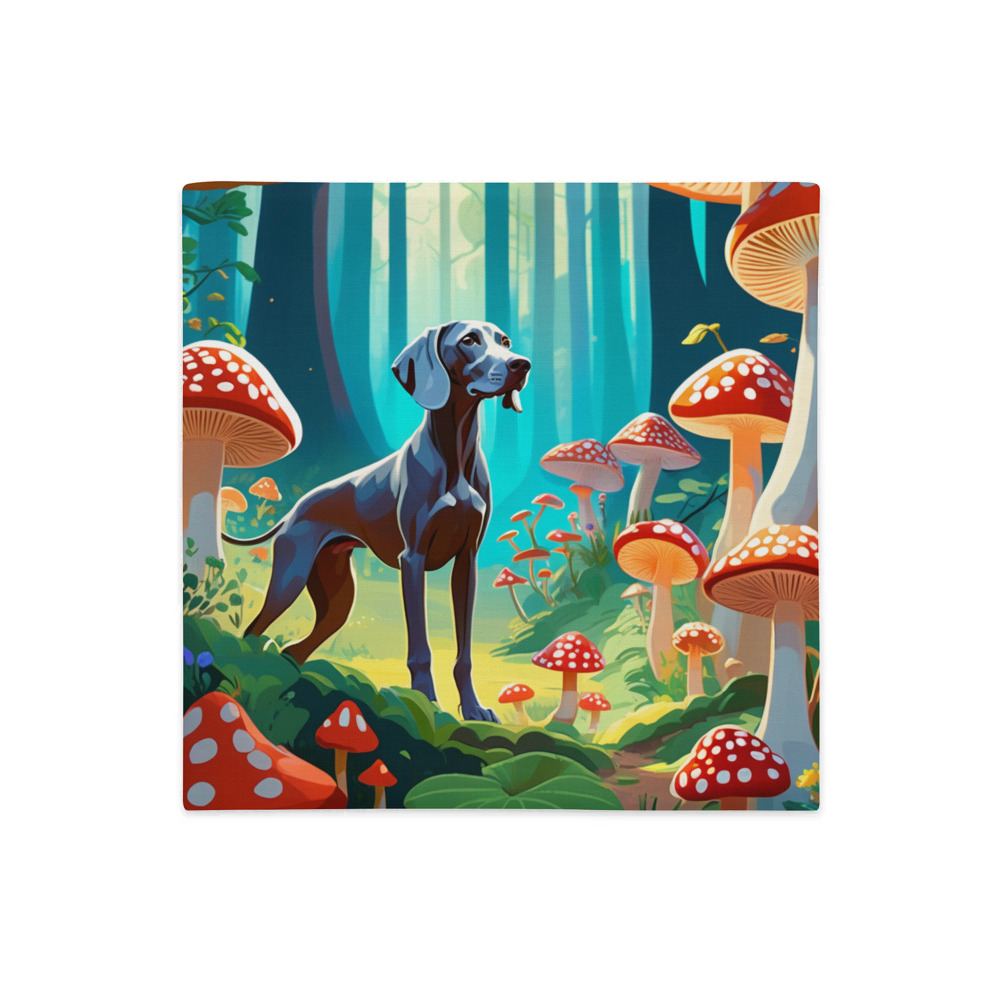 PugMug Custom Weimaraner Premium Pillow Case