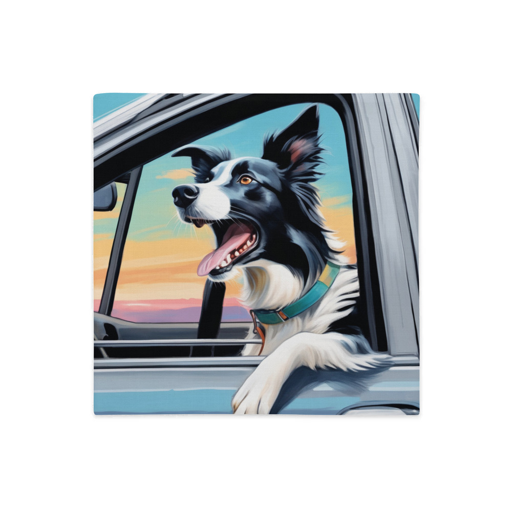 PugMug Custom Border Collie Premium Pillow Case