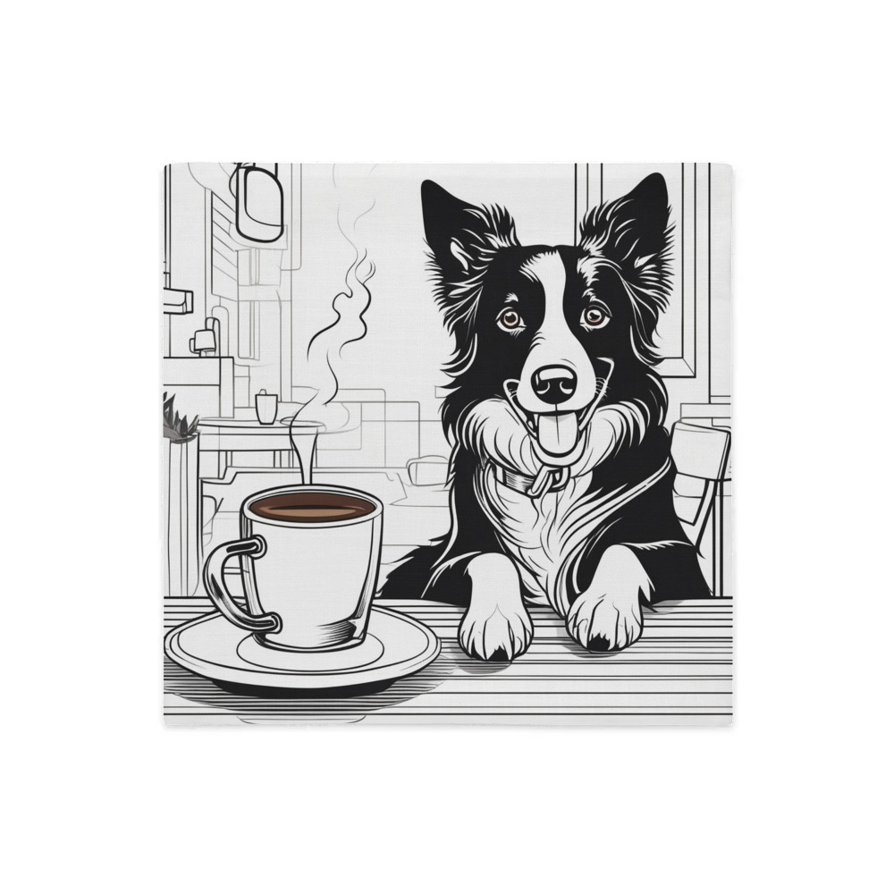 PugMug Custom Border Collie Premium Pillow Case