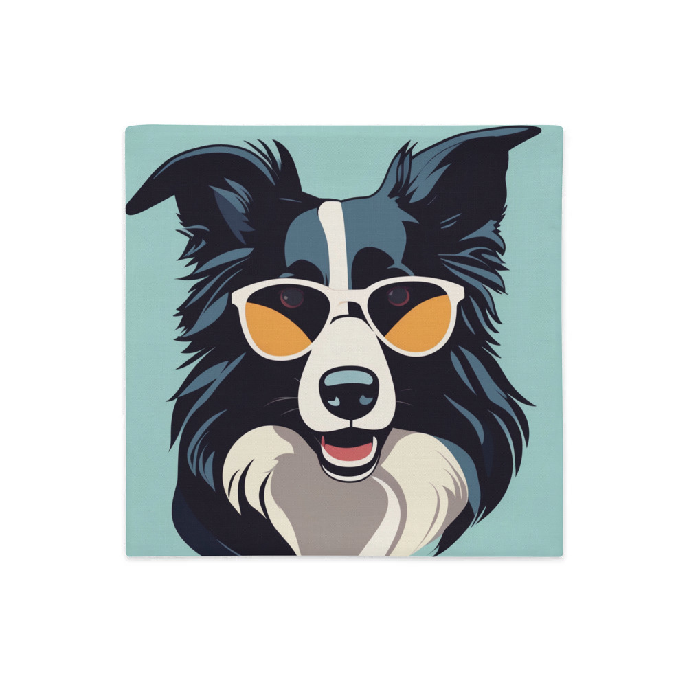 PugMug Custom Border Collie Premium Pillow Case
