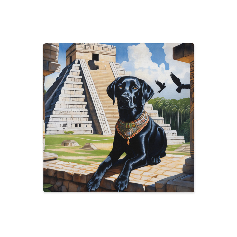 PugMug Custom Black Labrador Retriever Premium Pillow Case