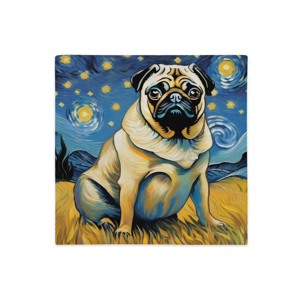PugMug Custom Pug Premium Pillow Case