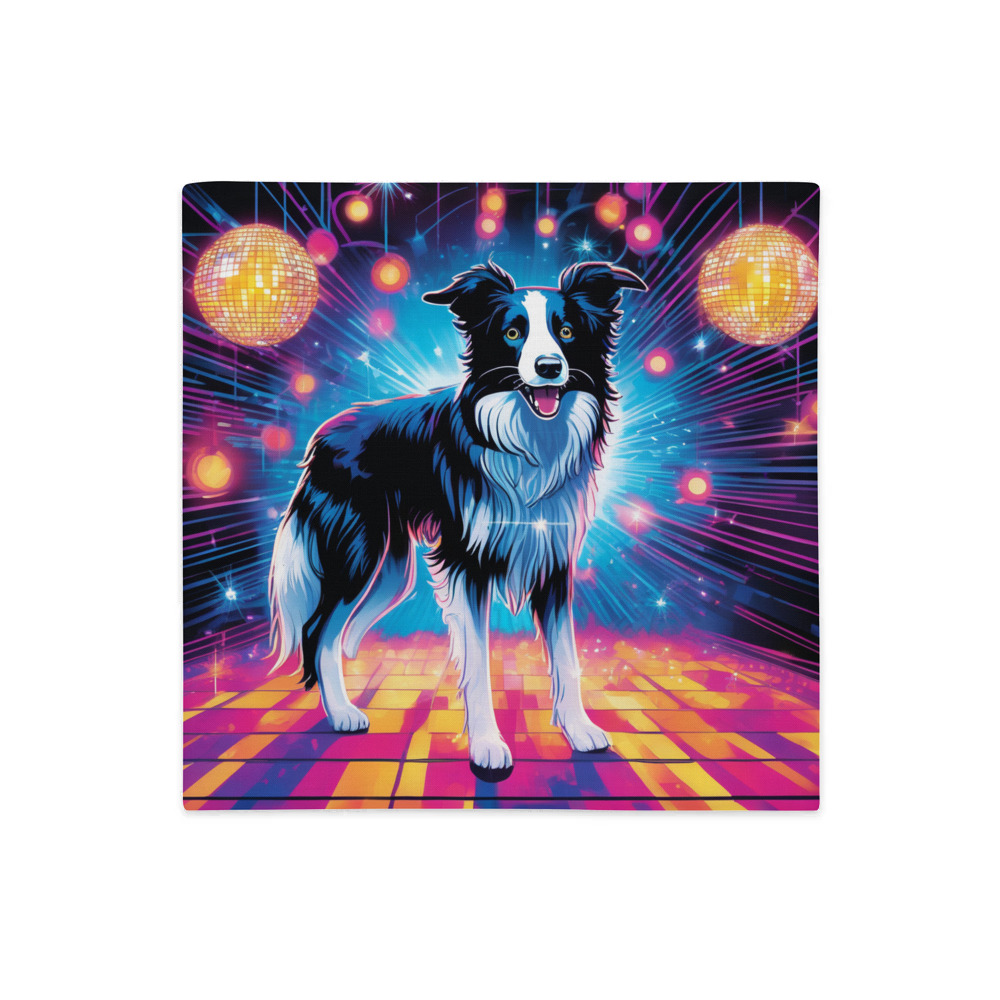 PugMug Custom Border Collie Premium Pillow Case