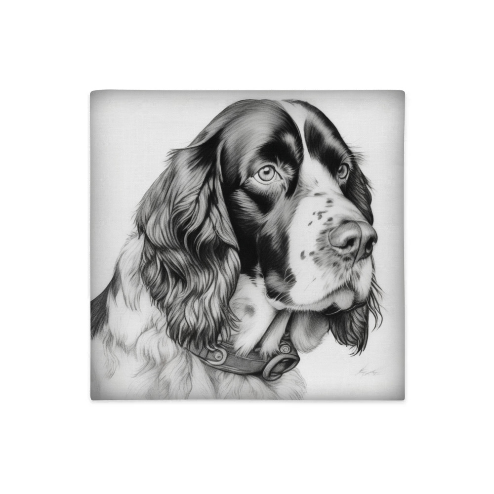 PugMug Custom English Springer Spaniel Premium Pillow Case