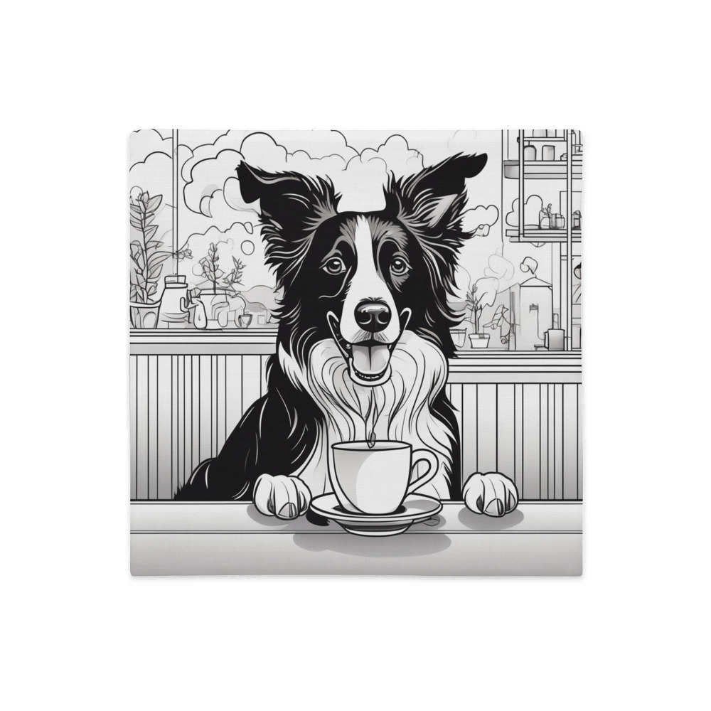 PugMug Custom Border Collie Premium Pillow Case
